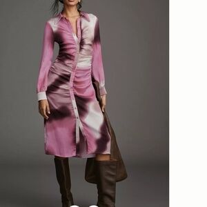 Baum und Pferdgarten Abira Flower Shirt Dress size 2 from Anthropologie